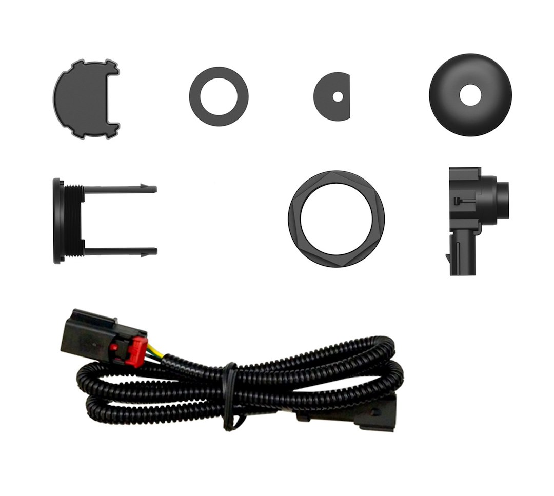 Black Horse Off Road Parking Aid Sensor Relocation Bracket, Relocates Sensors to Bull Bar, Polished, Stainless Steel – BPS02S