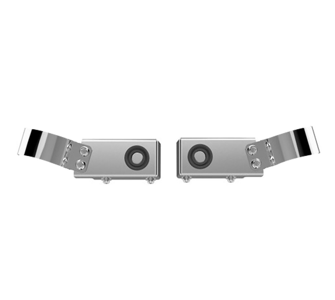 Black Horse Off Road Parking Aid Sensor Relocation Bracket, Relocates Sensors to Bull Bar, Polished, Stainless Steel – BPS02S