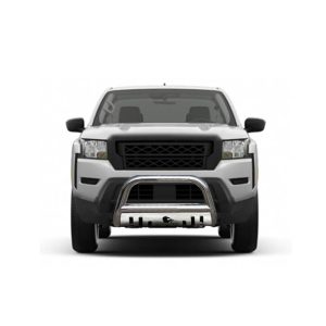 Black Horse Off Road Bull Bar, 2-1/2 Inch Diameter Tube, Polished, Stainless Steel, With Skid Plate, Without Light Bar – CBS-C6502SP