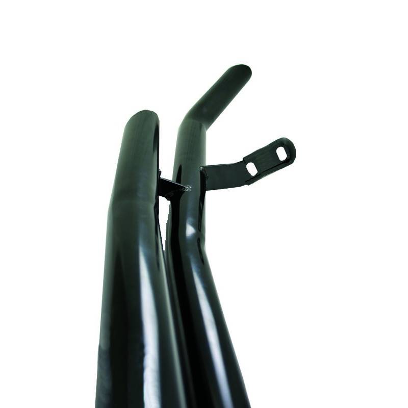 Black Horse Off Road Bumper Guard, Front Runner, Powder Coated, Semi-Gloss Black, Steel, Double Layer Design, Bolt-On, Frame Mount – FD01B
