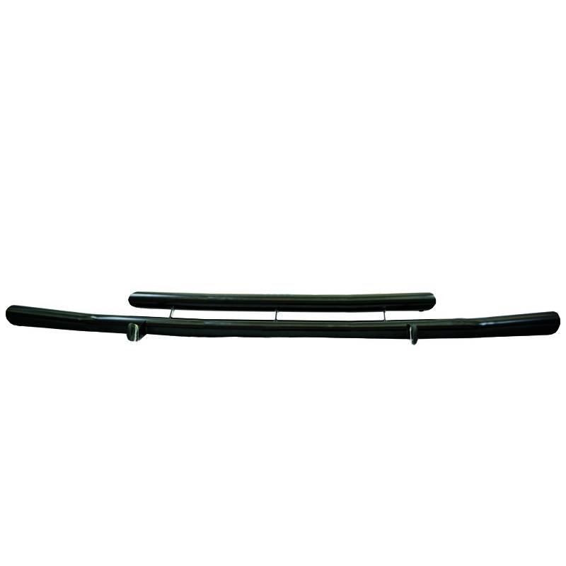Black Horse Off Road Bumper Guard, Front Runner, Powder Coated, Semi-Gloss Black, Steel, Double Layer Design, Bolt-On, Frame Mount – FD01B