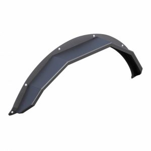Black Horse Off Road Fender Flare, Heavy Duty Sheet Metal Plate Look, Bolt-On, Texture Powder Coat, Steel, Set of 2 – FF-FBF21HD