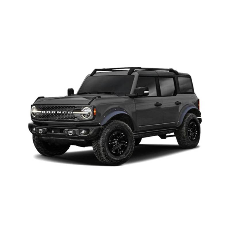 Black Horse Off Road Fender Flare, Sheet Metal Look, Bolt-On, Texture Powder Coat, Steel, Set of 4 – FF-FBFR21