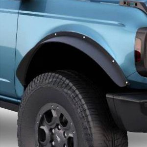 Black Horse Off Road Fender Flare, Sheet Metal Look, Bolt-On, Texture Powder Coat, Steel, Set of 4 – FF-FBFR21