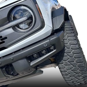 Black Horse Off Road Fender Flare, Heavy Duty Sheet Metal Plate Look, Bolt-On, Texture Powder Coat, Steel, Set of 4 – FF-FBFR21HD