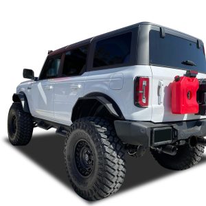 Black Horse Off Road Fender Flare, Heavy Duty Sheet Metal Plate Look, Bolt-On, Texture Powder Coat, Steel, Set of 4 – FF-FBFR21HD