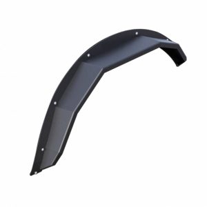 Black Horse Off Road Fender Flare, Sheet Metal Plate Look, Bolt-On, Texture Powder Coat, Steel, Set of 2 – FF-FBR22HD