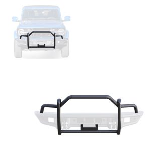 Black Horse Off Road Grille Guard, For Use with Blackhorse AFB-FB22LD, Powder Coated, Steel, Modular, 1-1/2 Inch Diameter, With Brush Guard – GG-FB22