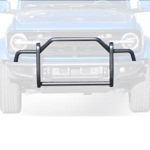 Black Horse Off Road Grille Guard, For Use with Blackhorse AFB-FB22LD, Powder Coated, Steel, Modular, 1-1/2 Inch Diameter, With Brush Guard – GG-FB22
