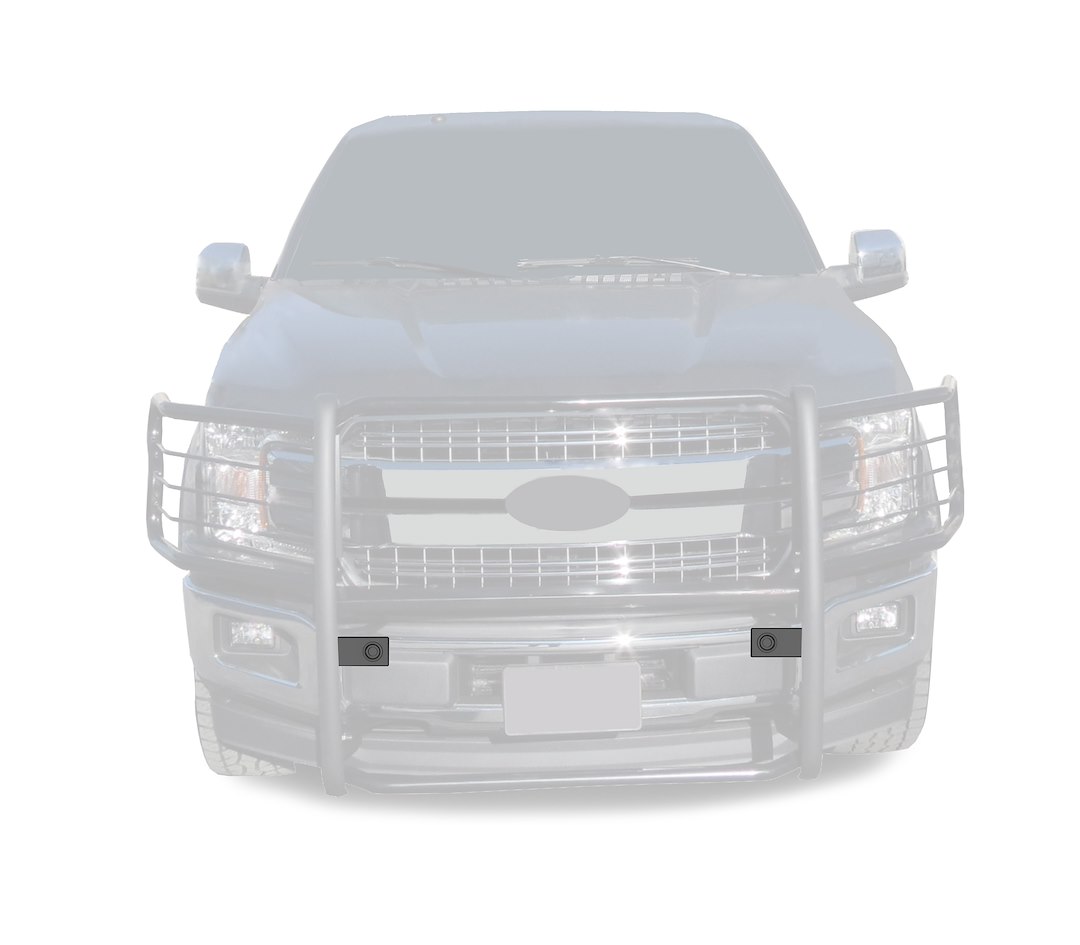 Black Horse Off Road Parking Aid Sensor Relocation Bracket, Relocates Sensors to Grille Guard, Steel – GPS05B