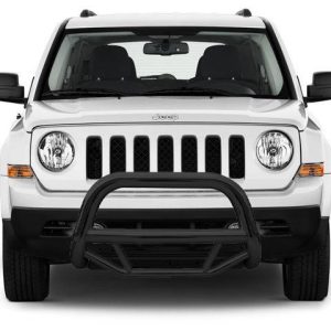 Black Horse Off Road Bull Bar, Max, 2-1/2 Inch Diameter Tube, Powder Coated, Steel, Without Skid Plate, Without Light Bar – MBB-JEB9001
