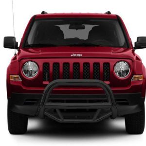 Black Horse Off Road Bull Bar, Max, 2-1/2 Inch Diameter Tube, Powder Coated, Steel, Without Skid Plate, Without Light Bar – MBB-JEB9001