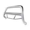 Black Horse Off Road Bull Bar, Max, 2-1/2 Inch Diameter Tube, Polished, Stainless Steel, Without Skid Plate, Without Light Bar – MBS-HOB3501