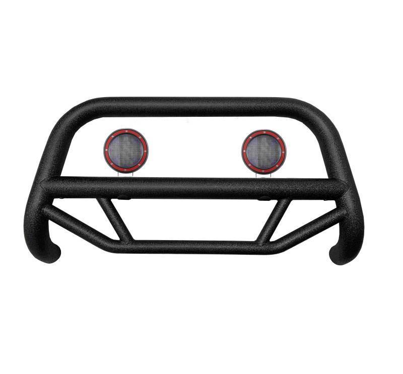 Black Horse Off Road Bull Bar, Max T, 2-1/2 Inch Diameter Tube, Powder Coated, Textured Black, Steel, Without Skid Plate – MBT-MG303-PLFR