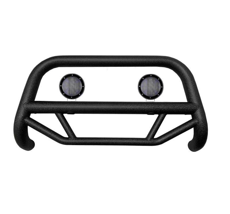 Black Horse Off Road Bull Bar, Max T, 2-1/2 Inch Diameter Tube, Powder Coated, Textured Black, Steel, Without Skid Plate – MBT-MG403-PLFB