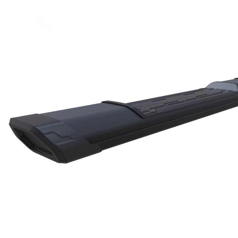 Black Horse Off Road Running Board, Peak, 5 Inch Width, Plastic, Unlighted, Rocker Panel Mount, With Mounting Hardware – PEJ576