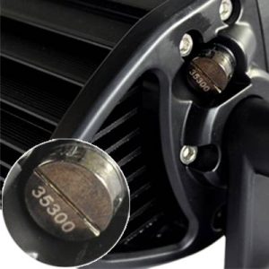 Black Horse Off Road Light Bar, LED, 20 Inch Length, Double Row of Lights, 120 Watt, Flood/ Spot Light Beam, Clear Lights, Clear Lens – PL3104FS-GS