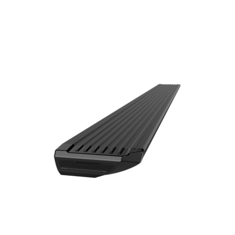 Black Horse Off Road Running Board, Elite Series, 5 Inch Width, 600 Pound Capacity, Power Retractable, Lighted, With Mounting Hardware – PWBR0373