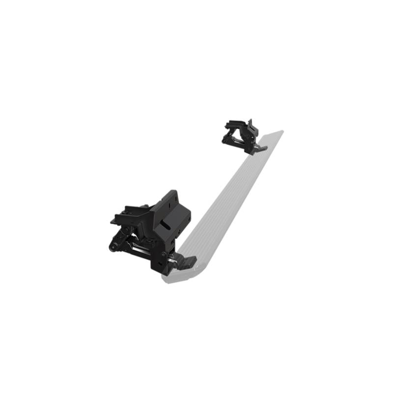Black Horse Off Road Running Board, Elite Series, 5 Inch Width, 600 Pound Capacity, Power Retractable, Lighted, With Mounting Hardware – PWBR0373
