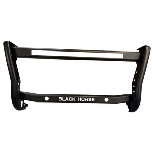 Black Horse Off Road Grille Guard, Rambler, 4-Piece Modular, Powder Coated, Steel, Without Brush Guard, Without Skid Plate – RAG1F01