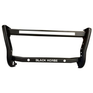 Black Horse Off Road Grille Guard, Rambler, 4-Piece Modular, Powder Coated, Steel, Without Brush Guard, Without Skid Plate – RAGN01