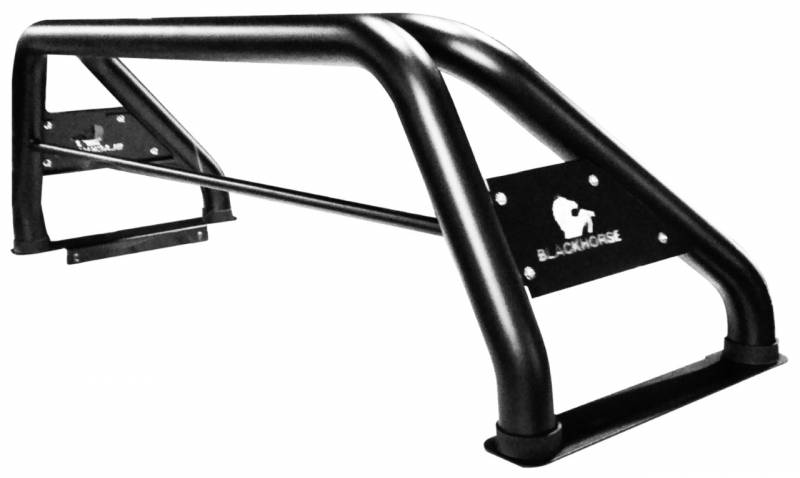Black Horse Off Road Truck Bed Bar, Classic, Holds Light Bar Up to 50 Inch Length, Powder Coated, Steel – RB007BK