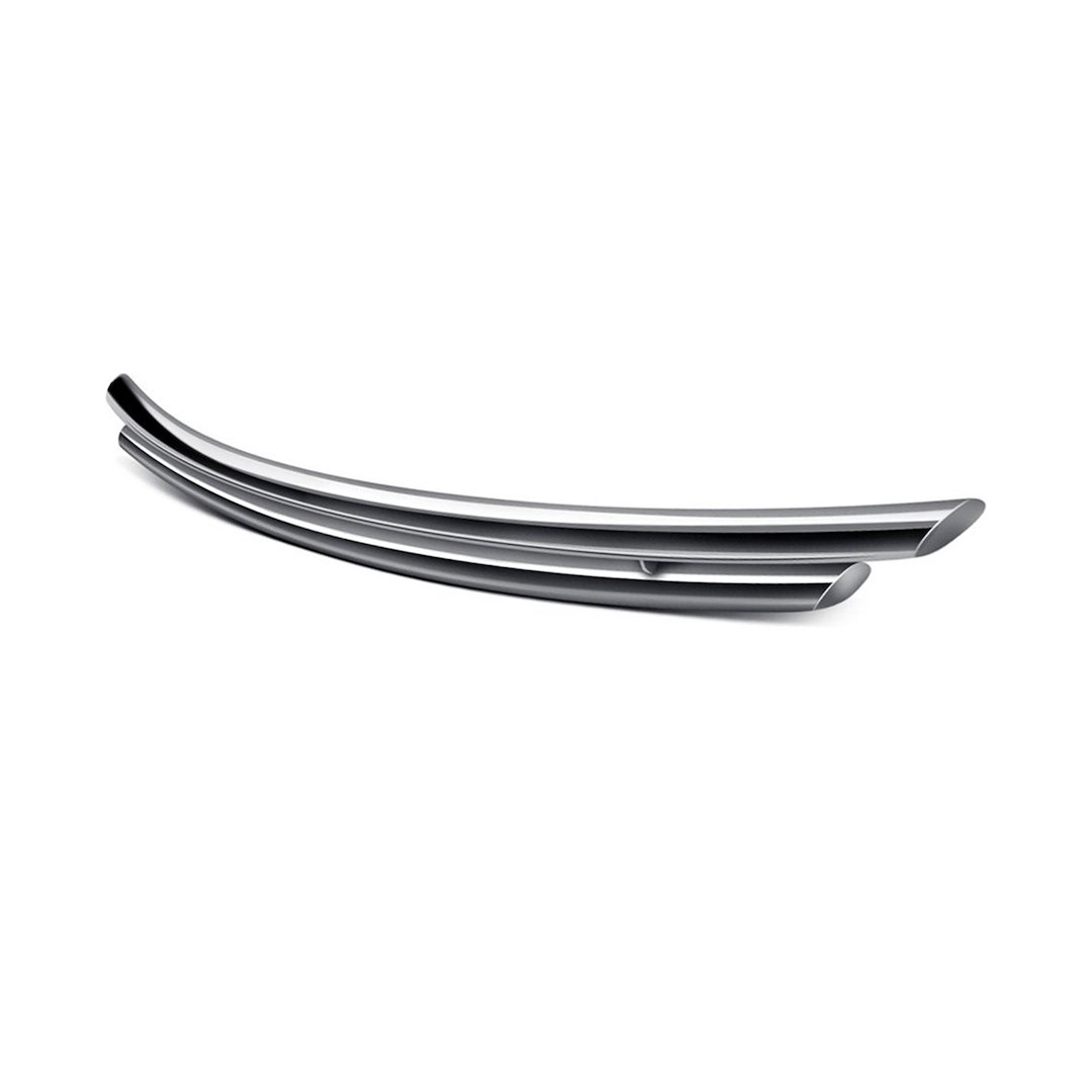 Black Horse Off Road Bumper Guard, Polished, Stainless Steel, Double Layer Design – CRDL-TOT101S