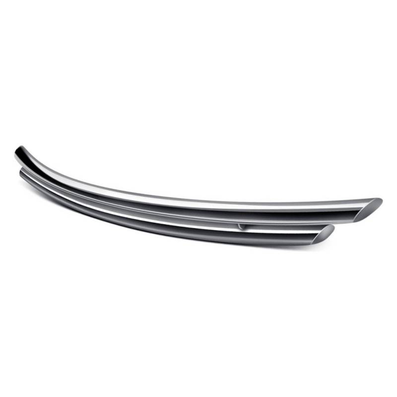 Black Horse Off Road Bumper Guard, Polished, Stainless Steel, Double Layer Design – CRDL-TOT101S