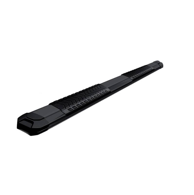 Black Horse Off Road Running Board, Cutlass, 5 Inch Width, Aluminum, With Black Step Pads, Unlighted, With Mounting Hardware – RN-TOTA-79-BK
