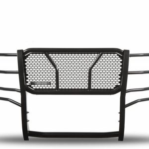 Black Horse Off Road Grille Guard, Rugged Series, Powder Coated, Steel, With Brush Guard, Without Skid Plate – RU-DORA09-B