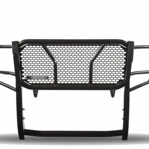 Black Horse Off Road Grille Guard, Rugged Series, Powder Coated, Steel, With Brush Guard, Without Skid Plate – RU-DOSP19-B