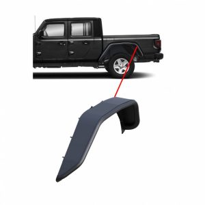 Black Horse Off Road Fender Flare, Tubular Look, Bolt-On, 3 Inch Width, Texture Powder Coat, Steel, Set of 2 – TFFG20R