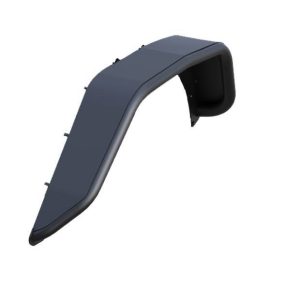 Black Horse Off Road Fender Flare, Tubular Look, Bolt-On, 3 Inch Width, Texture Powder Coat, Steel, Set of 2 – TFFG20R