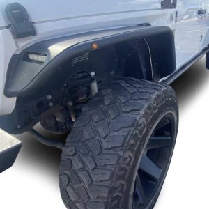 Black Horse Off Road Fender Flare, Tubular, Matte Black, Steel, Set of 2 – TFFJL1