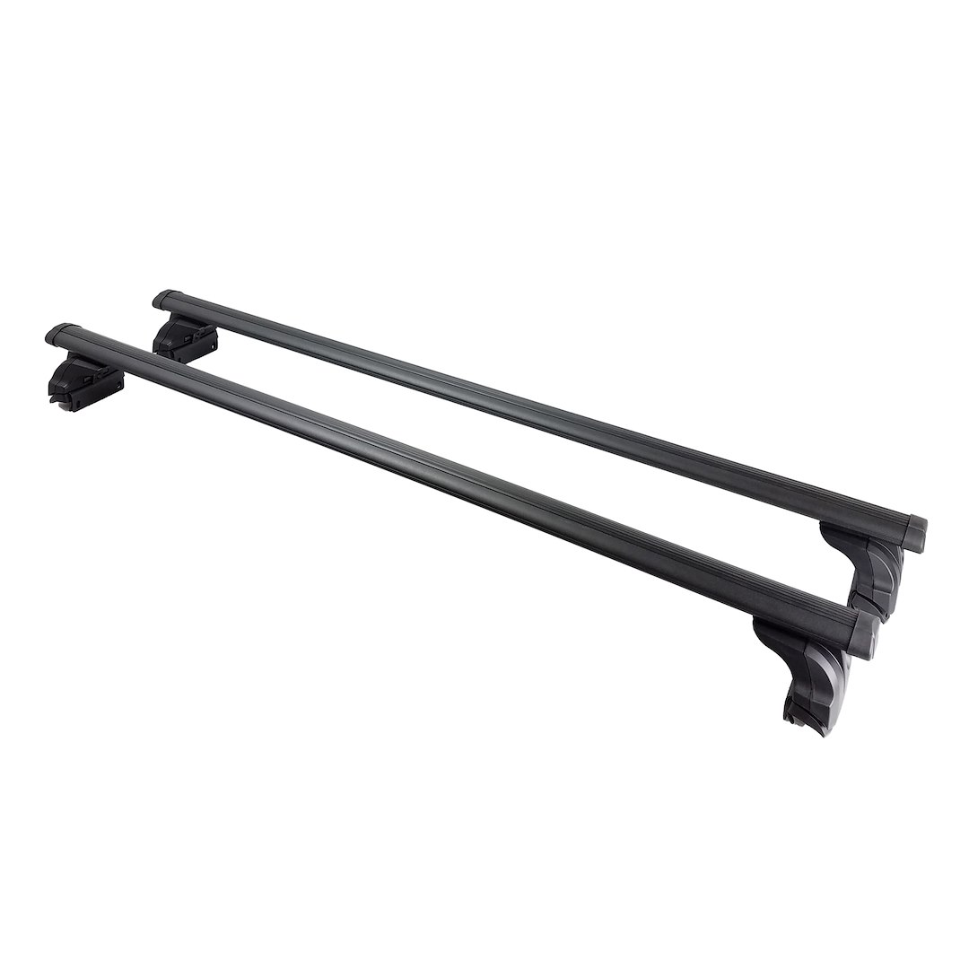 Black Horse Off Road Roof Rack, Traveler, 52 Inch Length, For Use on Any Naked Roof/ Gutters, Set of 2 Cross Bars and Hardware – TR-52BK