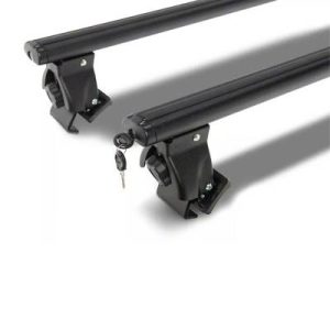 Black Horse Off Road Roof Rack, Traveler, 60 Inch Length, For Use on Any Naked Roof/ Gutters, Set of 2 Cross Bars and Hardware – TR-60BK