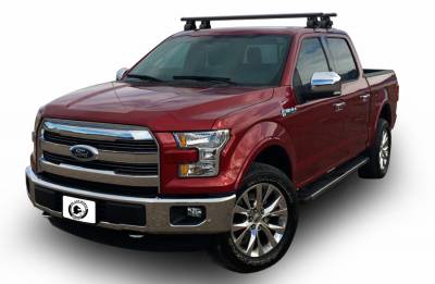 Black Horse Off Road Roof Rack, Traveler, 60 Inch Length, For Use on Any Naked Roof/ Gutters, Set of 2 Cross Bars and Hardware – TR-60BK