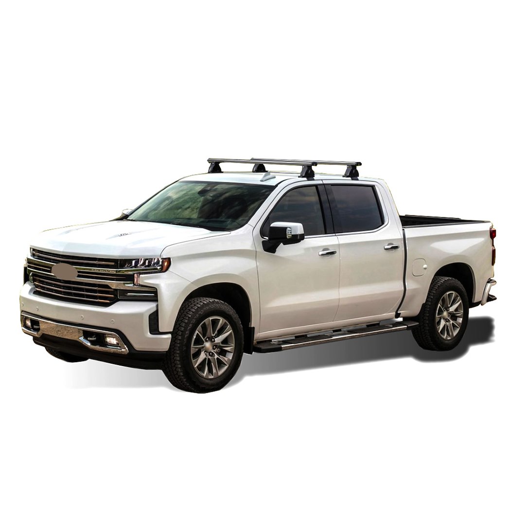 Black Horse Off Road Roof Rack, Traveler, 60 Inch Length, Silver, For Use on Any Naked Roof/ Gutters, Set of 2 Cross Bars and Hardware – TR-60SI