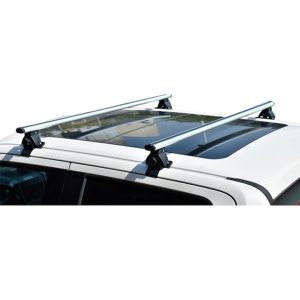 Black Horse Off Road Roof Rack, Traveler, 60 Inch Length, Silver, For Use on Any Naked Roof/ Gutters, Set of 2 Cross Bars and Hardware – TR-60SI