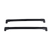 Black Horse Off Road Roof Rack Cross Bar, Replica, Attaches to Rail System, 150 Pound Capacity When Evenly Distributed, Aluminum, Locking – TR-HOOD