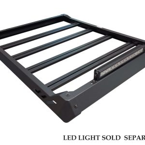 Black Horse Off Road Roof Basket, Traveler, 55 Inch X 45 Inch, Compatible with 56 Inch Cross Bars, Aluminum – TRRB1