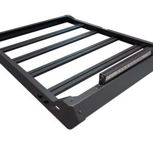 Black Horse Off Road Roof Basket, Traveler, 55 Inch X 45 Inch, Includes Cross Bars, Aluminum – TRRB260