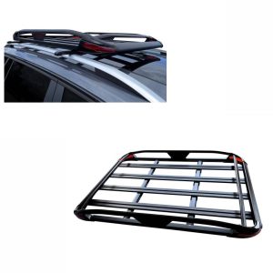 Black Horse Off Road Roof Basket, Traveler, 55 Inch X 39 Inch, Includes Cross Bars, Aluminum – TR-RB5539