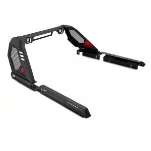 Black Horse Off Road Roll Bar, 56 Inch Length X 11 Inch Width X 29 Inch Height, Modular Design, Powder Coated, Steel – VIRB09B