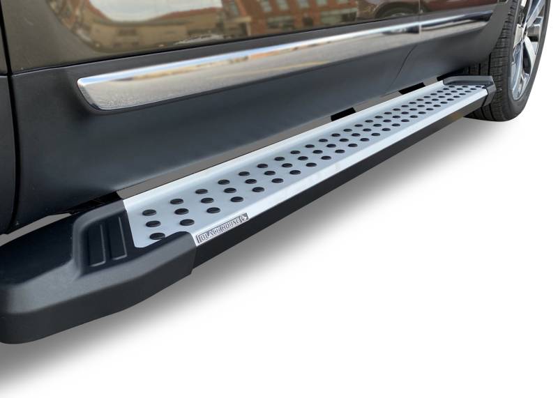 Black Horse Off Road Running Board, Vortex, 5-1/2 Inch Width, Brushed, Aluminum, With Rubber DOT Grips, Unlighted, With Mounting Hardware – VO-CHTR