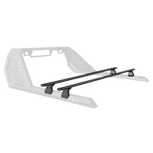 Black Horse Off Road Bed Cargo Rack Cross Bar, Vigor, For Use with Vigor Roll Bar System, Rated to 150 Pounds, Power Coated, Steel, Set of 2 – VRCR70