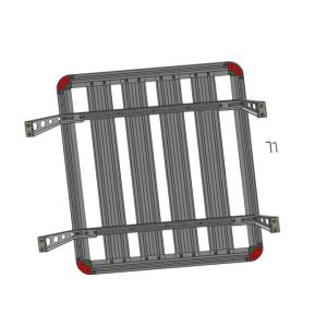 Black Horse Off Road Bed Cargo Rack Upright, Spike, Use with Black Horse Cargo Rack, Raises Rack 12 Inches – WHPB4