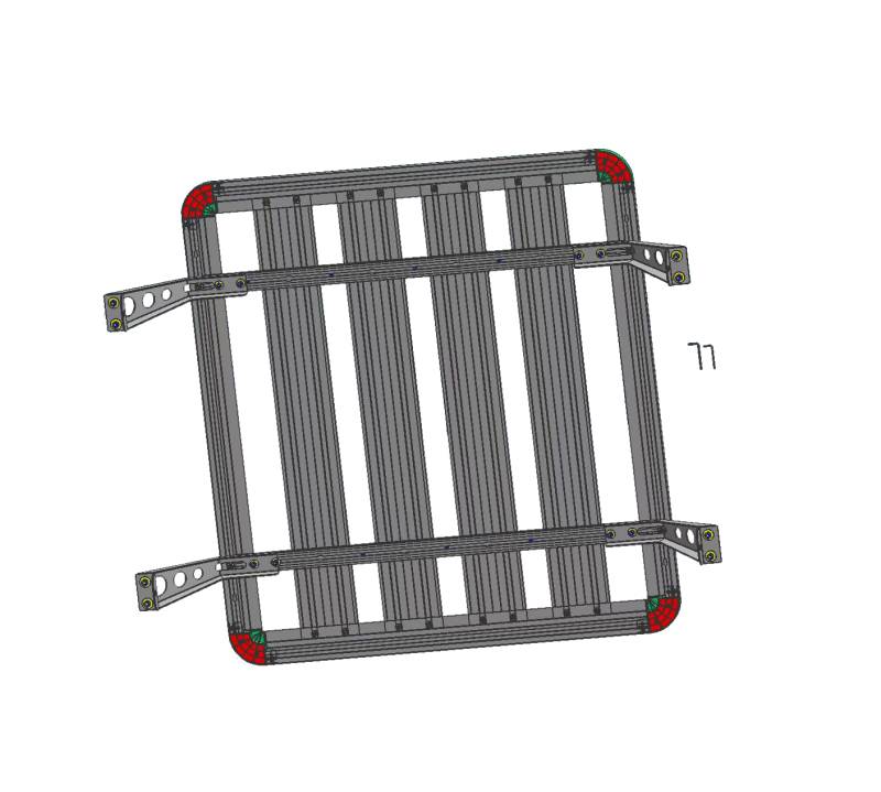Black Horse Off Road Bed Cargo Rack Upright, Spike, Use with Black Horse Cargo Rack, Raises Rack 12 Inches – WHPB4