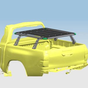 Black Horse Off Road Bed Cargo Rack Upright, Spike, Use with Black Horse Cargo Rack, Raises Rack 12 Inches – WHPB4