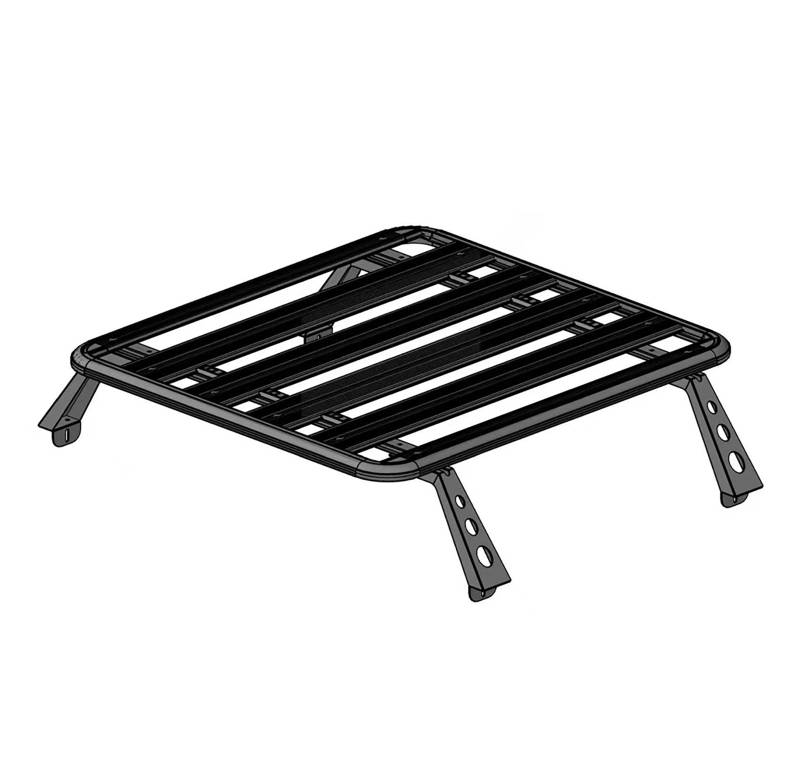 Black Horse Off Road Bed Cargo Rack Upright, Spike, Use with Black Horse Cargo Rack, Raises Rack 12 Inches – WHPB4